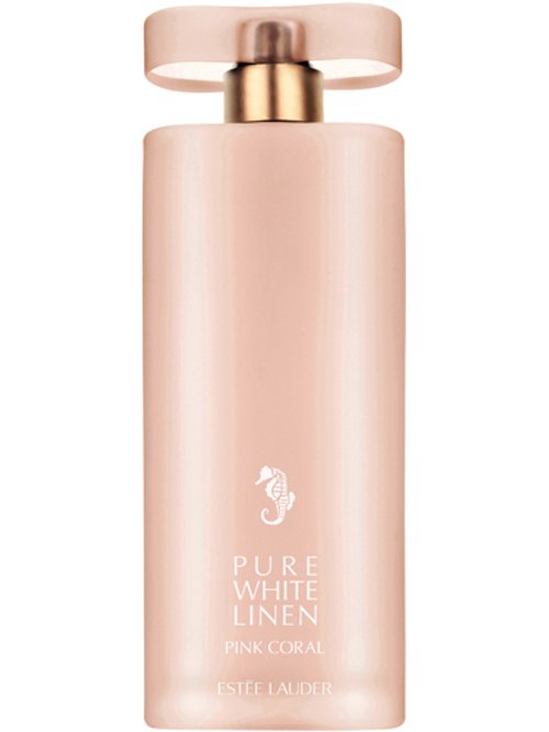 PURE WHITE LINEN PINK CORAL